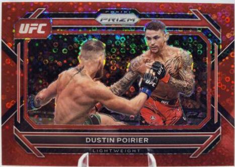 Dustin Poirier 2023 Panini Prizm Under Card UFC Base #2 Red