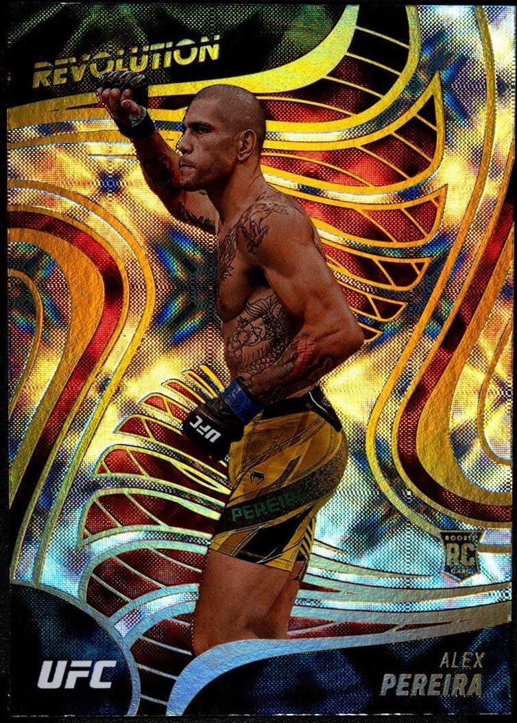 Alex Pereira 2023 Panini Chronicles UFC Revolution #15 Galactic