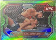 Khabib Nurmagomedov 2021 Panini Prizm UFC Base #181 Neon Green