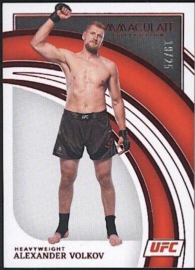 Alexander Volkov 2022 Panini Immaculate UFC Base #82 Red