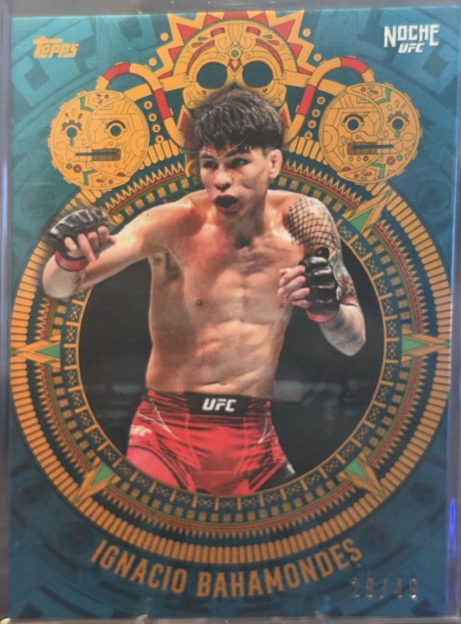 Ignacio Bahamondes 2024 Topps Noche UFC Base #12 Blue