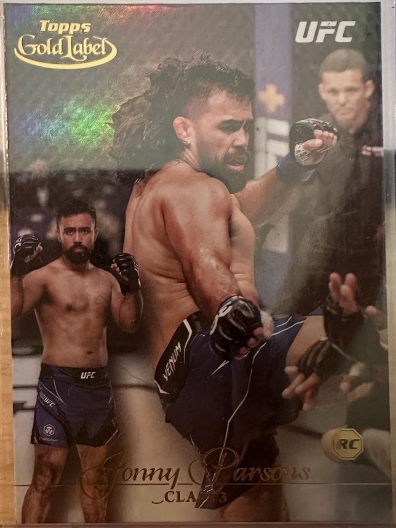 Jonny Parsons 2024 Topps Gold Label UFC Base Class III #5 Gold