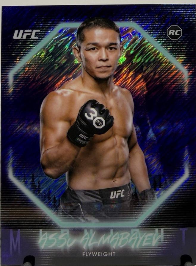 Assu Almabayev 2025 Topps Midnight UFC Base #46 Midnight
