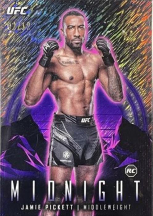 Jamie Pickett 2024 Topps Midnight UFC Base #36 Midnight