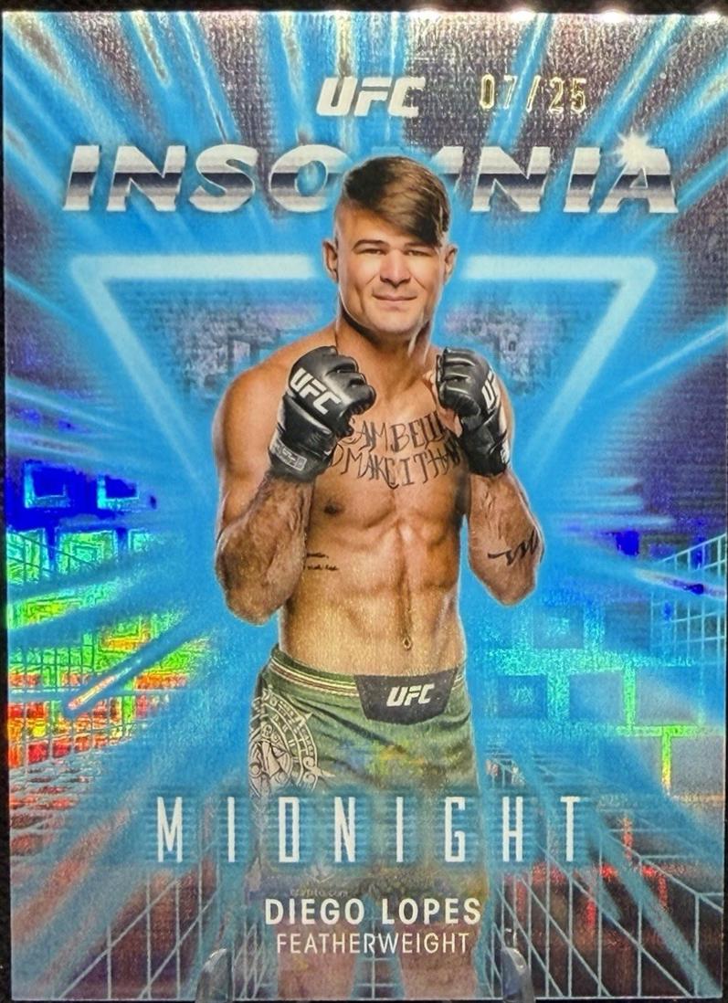 Diego Lopes 2025 Topps Midnight UFC Insomnia #IN-11 Moonrise