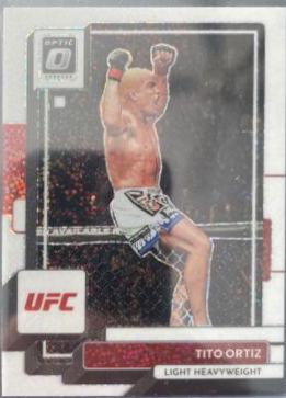 Tito Ortiz 2023 Panini Donruss Optic UFC Base #80 White Sparkle