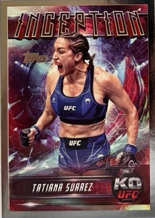 Tatiana Suarez 2025 Topps Knockout UFC Inception #IN-27 Platinum