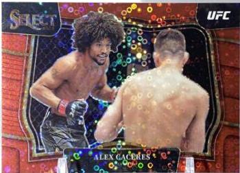 Alex Caceres 2023 Panini Select UFC Octagonside #212 Red Disco