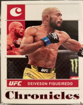 Deiveson Figueiredo 2022 Panini Chronicles UFC Base Chronicles #3 Red