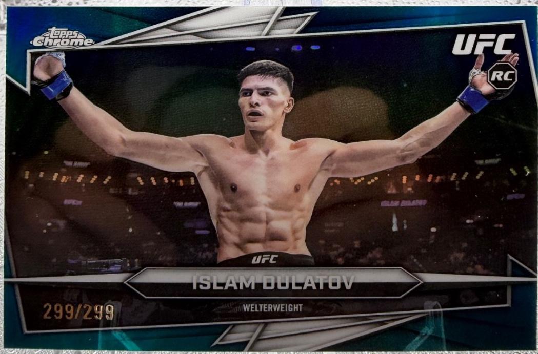 Islam Dulatov 2026 Topps Chrome UFC Base #24 Teal Refractor