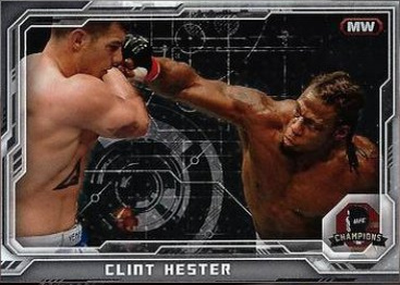 Clint Hester 2014 Topps UFC Champions Base #185 Gold Champions Predictor