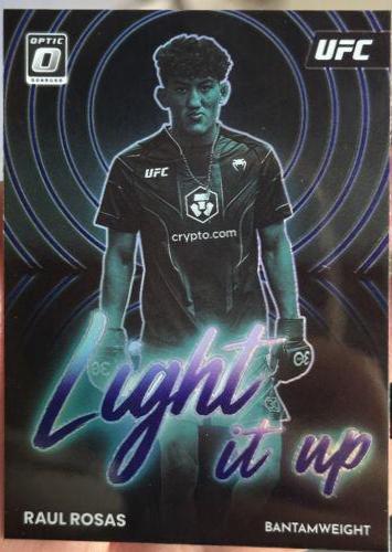 Raul Rosas 2023 Panini Donruss Optic UFC Light It Up #16 Purple