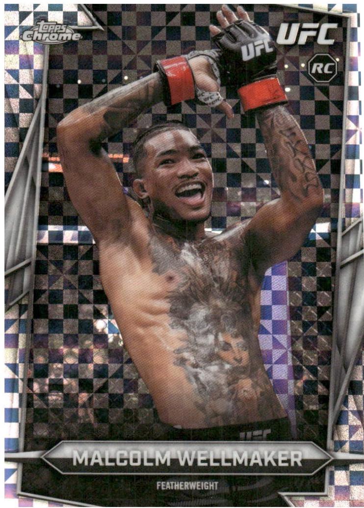 Malcolm Wellmaker 2026 Topps Chrome UFC Base #118 X-fractor