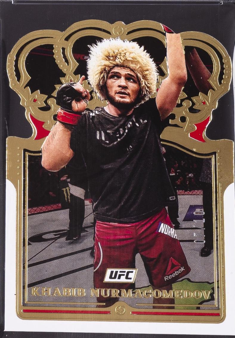Khabib Nurmagomedov 2022 Panini Chronicles UFC Base Crown Royale #120 Gold