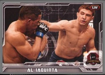 Al Iaquinta 2014 Topps UFC Champions Base #20 Red