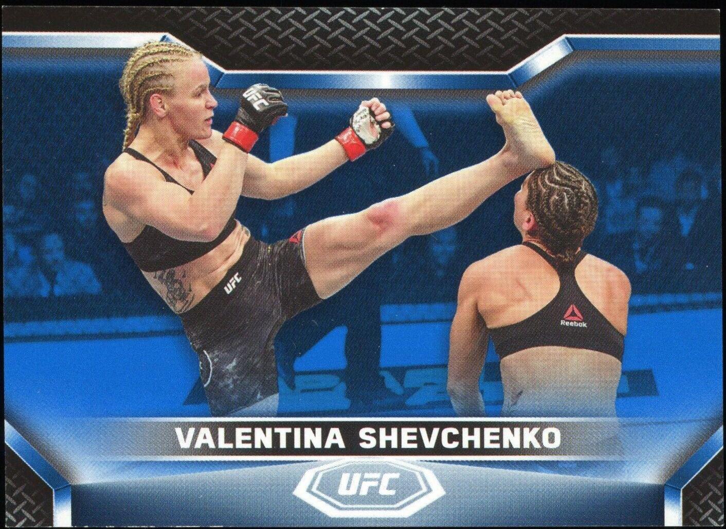 Valentina Shevchenko 2020 Topps UFC Knockout Base #60 Blue