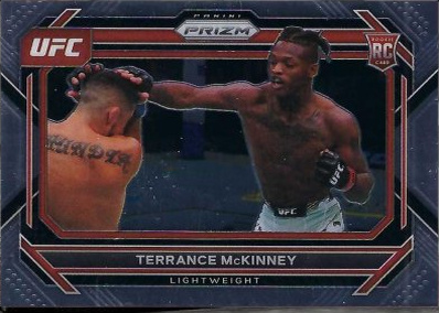 Terrance McKinney 2023 Panini Prizm UFC Base #31 Gold Shimmer
