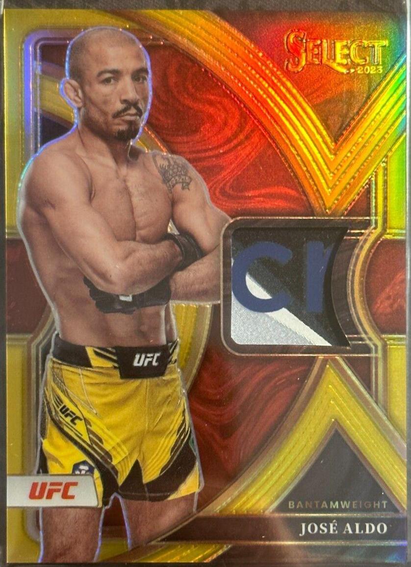José Aldo 2023 Panini Select UFC Octagonside #261 Gold