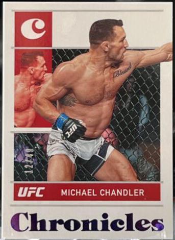 Michael Chandler 2022 Panini Chronicles UFC Base Chronicles #20 Purple