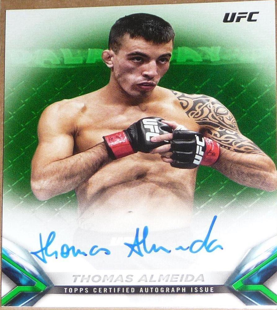 Thomas Almeida 2018 Topps UFC Knockout Knockoutautographs #KA-TA Green
