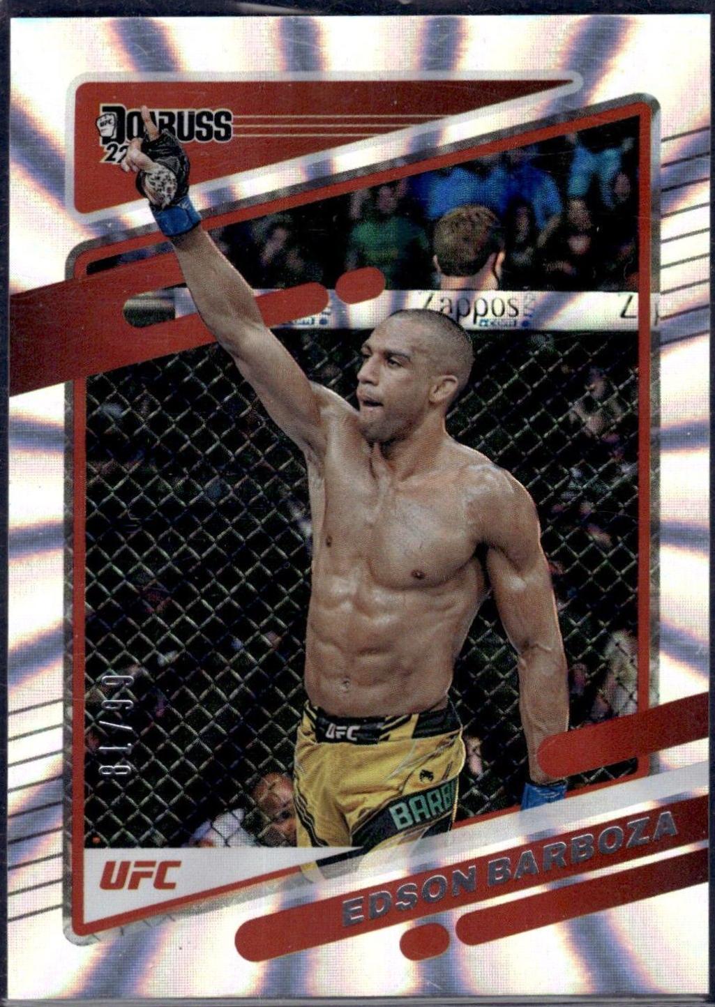 Edson Barboza 2022 Panini Donruss UFC Base #150 Silver