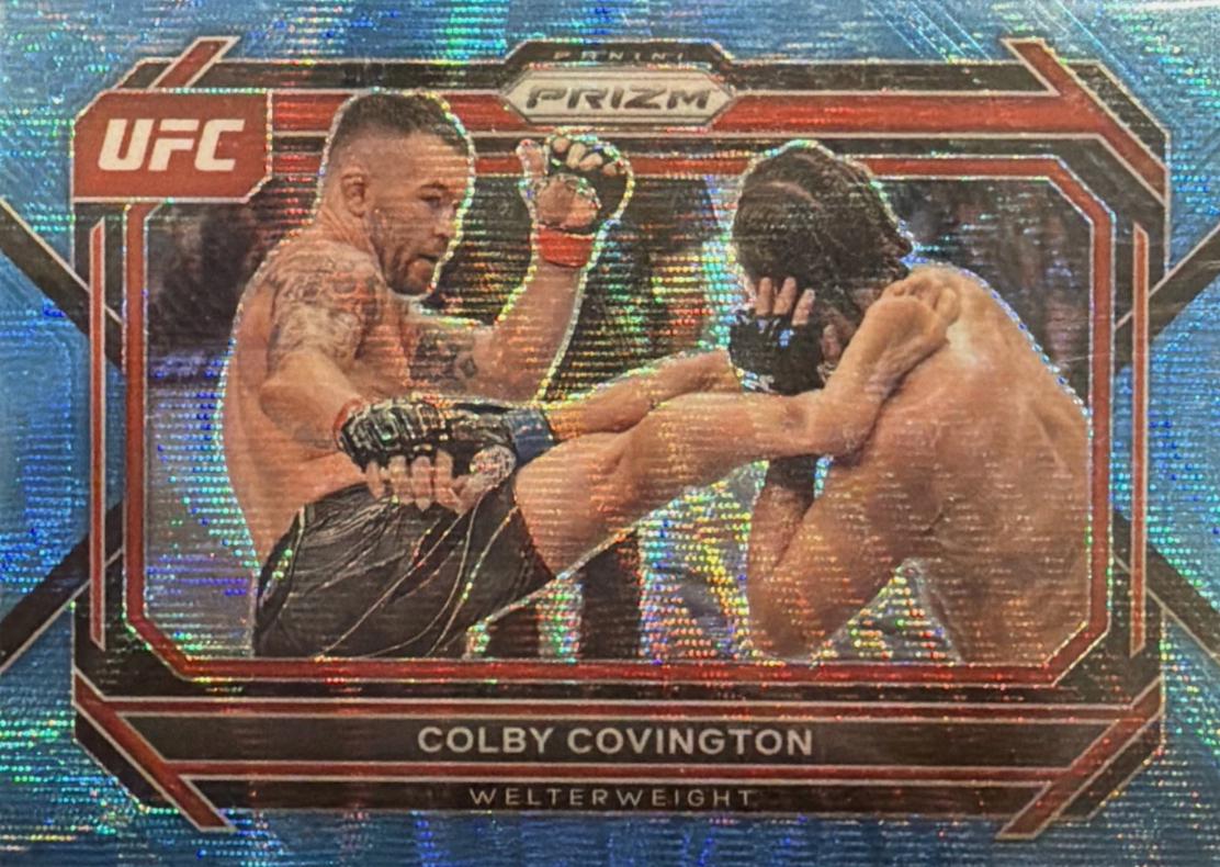 Colby Covington 2023 Panini Prizm UFC Base #30 Teal