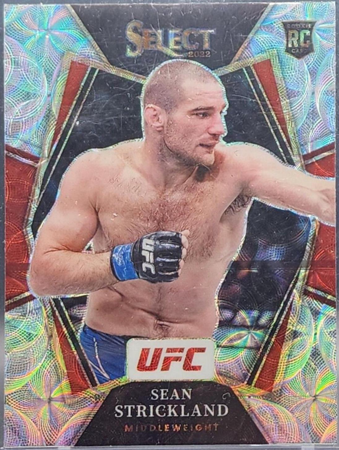 Sean Strickland 2022 Panini Select UFC Premier Level #117 Scope