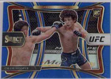 Chase Hooper 2021 Panini Select UFC Premier Level #125 Blue