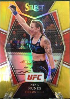 Nina Nunes 2022 Panini Select UFC Premier Level #116 Gold