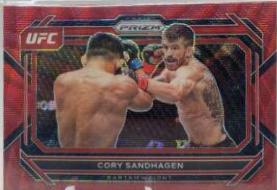 Cory Sandhagen 2023 Panini Prizm UFC Base #40 Ruby Wave