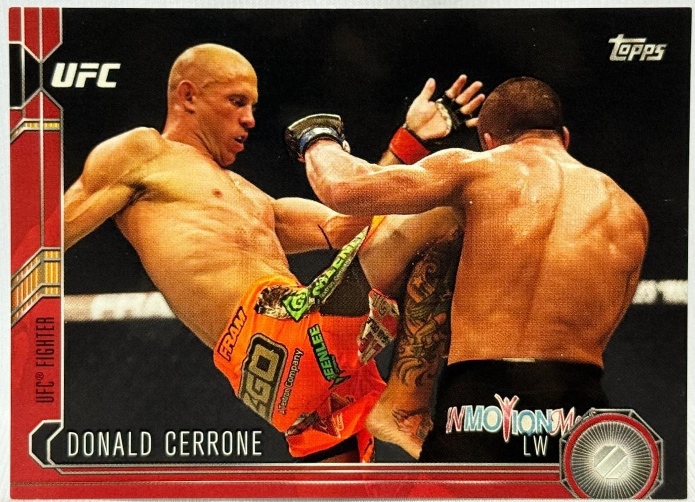 Donald Cerrone 2015 Topps UFC Chronicles Base #117 Red