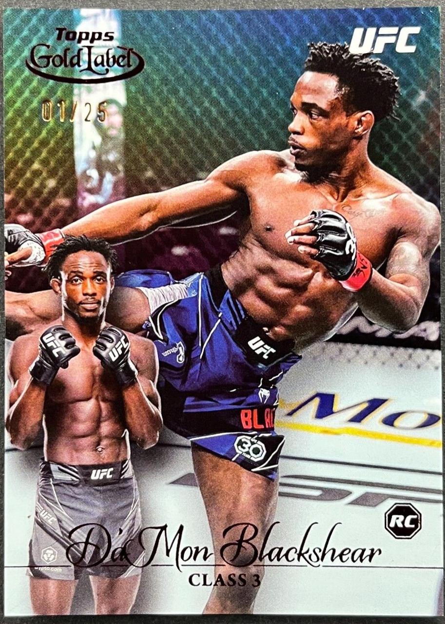 Da'Mon Blackshear 2024 Topps Gold Label UFC Base Class III #52 Gold
