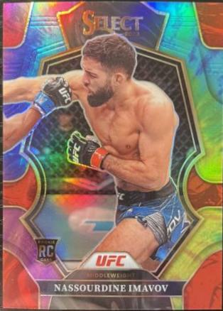 Nassourdine Imavov 2023 Panini Select UFC Premier Level #197 Tie Dye