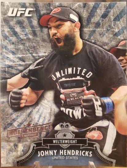 Johny Hendricks 2012 Topps UFC Bloodlines Base #133 Independence Edition