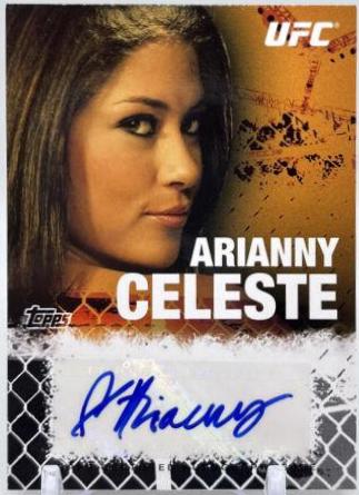 Arianny Celeste 2010 Topps UFC Fighter and Personalities Autographs #FA-AC Onyx
