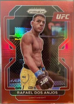 Rafael Dos Anjos 2022 Panini Prizm UFC Base #200 Red