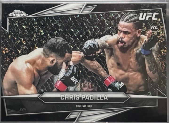 Chris Padilla 2026 Topps Chrome UFC Base #111 Black Refractor