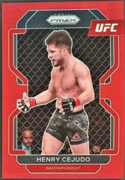 Henry Cejudo 2022 Panini Prizm UFC Base #105 Red