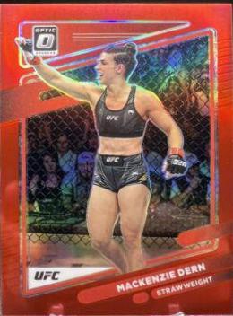 Mackenzie Dern 2022 Panini Donruss Optic UFC Base #21 Red