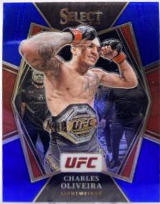 Charles Oliveira 2022 Panini Select UFC Premier Level #141 Blue