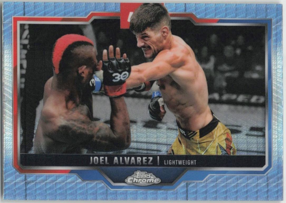 Joel Alvarez 2025 Topps Chrome UFC Base #65 Prism Refractor