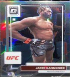 Jared Cannonier 2023 Panini Donruss Optic UFC Base #25 Holo