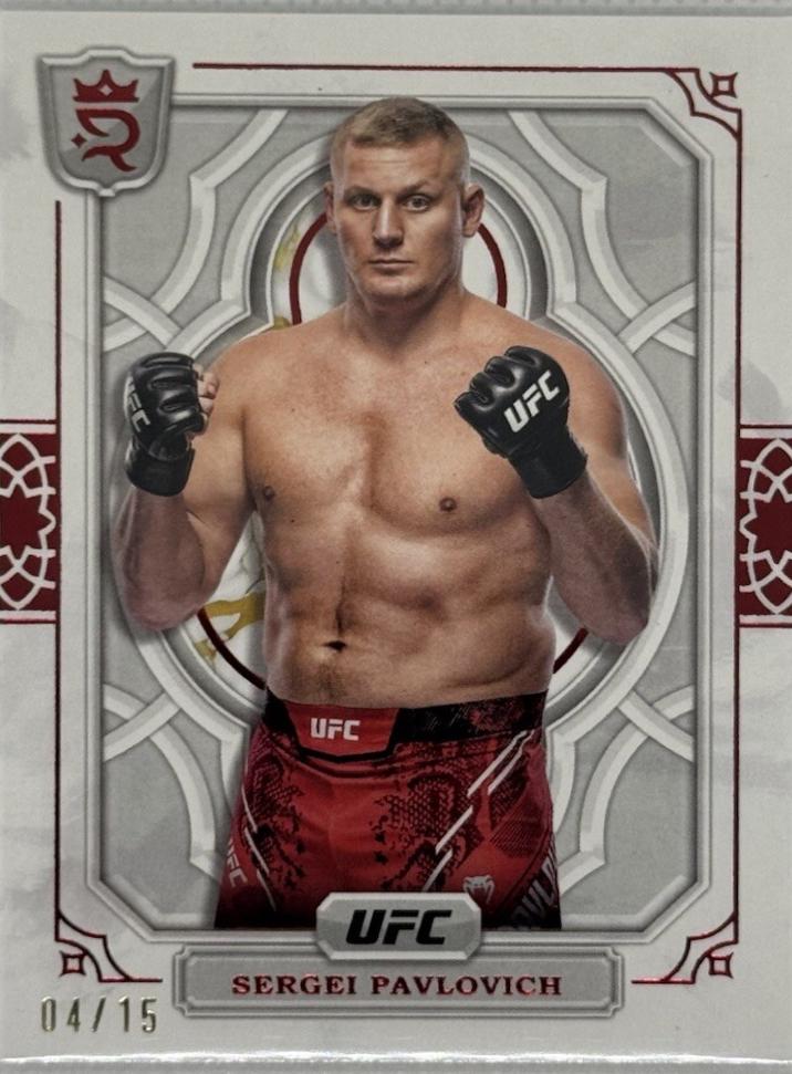 Sergei Pavlovich 2024 Topps Royalty UFC Base #54 Red