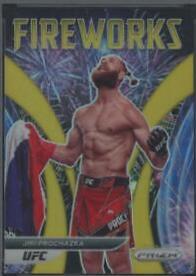 Jiri Prochazka 2022 Panini Prizm UFC Fireworks #13 Gold