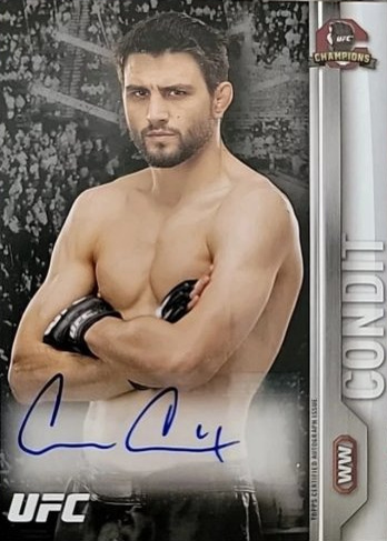 Carlos Condit 2015 Topps UFC Champions Autographs #FA-CCN Platinum