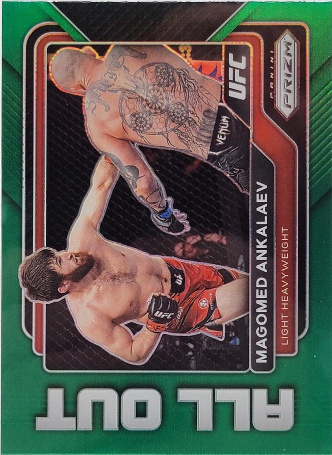 Magomed Ankalaev 2023 Panini Prizm UFC All Out #1 Green