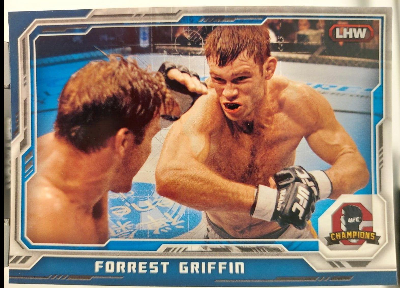 Forrest Griffin 2014 Topps UFC Champions Base #183 Blue