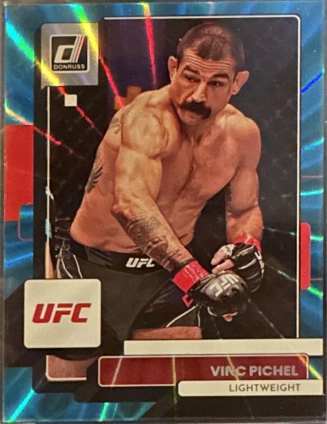 Vinc Pichel 2023 Panini Donruss UFC Base #193 Teal Laser