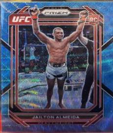 Jailton Almeida 2023 Panini Prizm UFC Base #197 Blue Wave