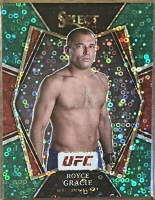 Royce Gracie 2022 Panini Select UFC Premier Level #118 Green Disco
